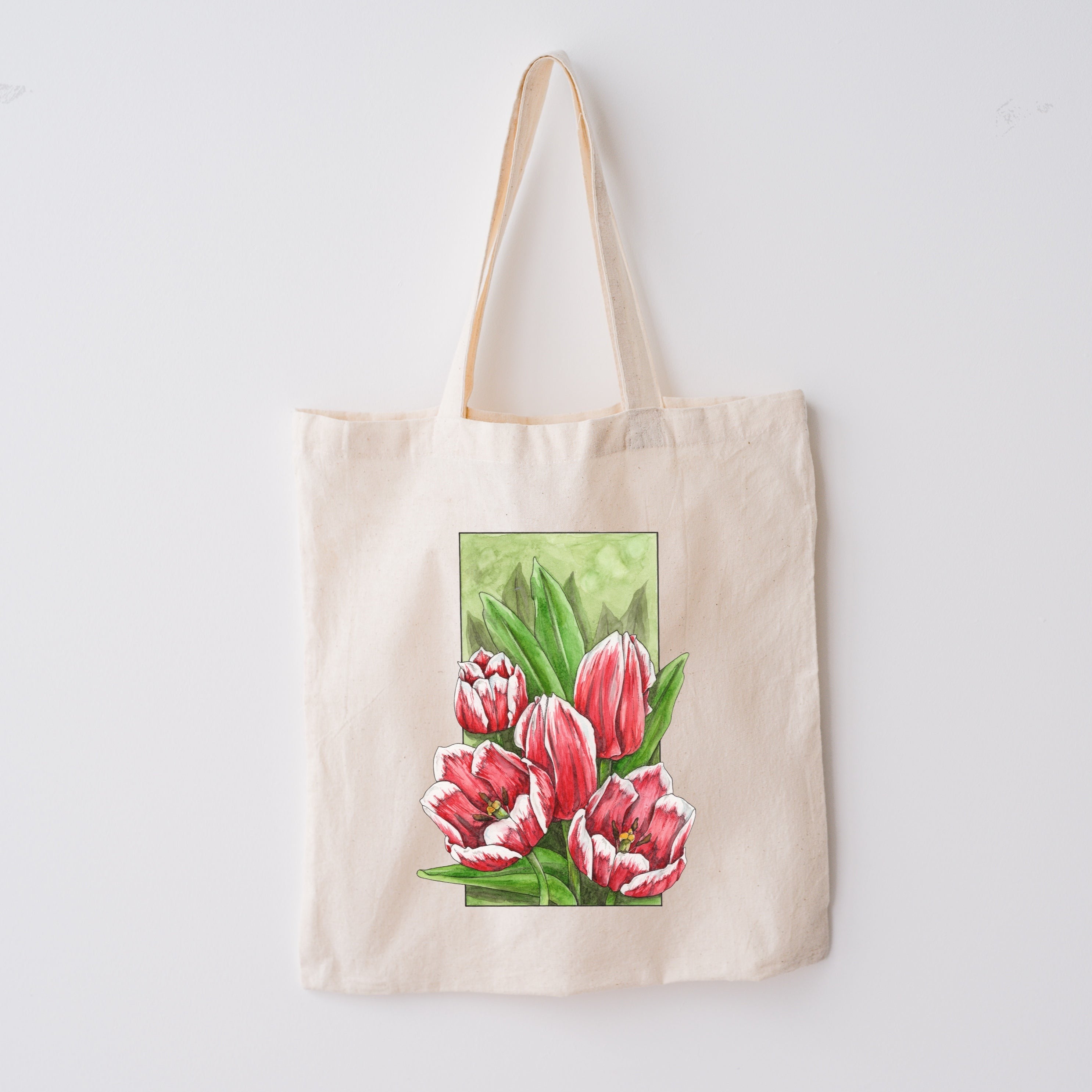 Tulip Tote Bag Leah Ingram Artist