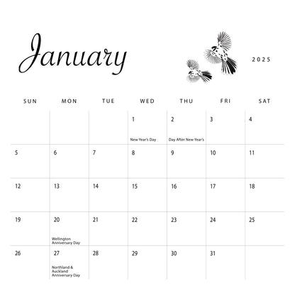 2025 Botanical Calendar