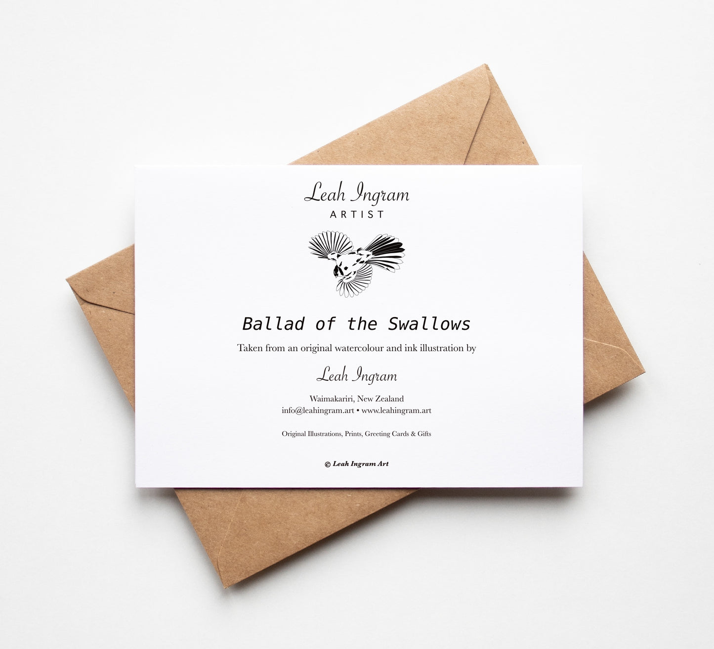 Ballad of the Swallows Greeting Card