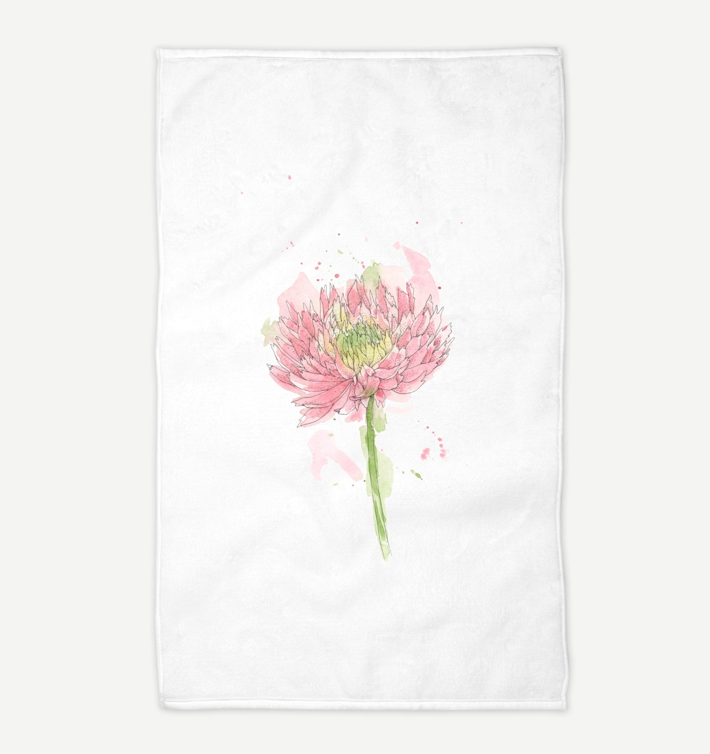 Chrysanthemum Tea Towel