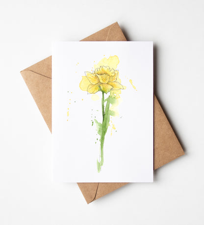 Daffodil Greeting Card