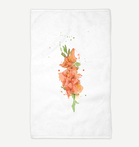 Gladiolus Tea Towel