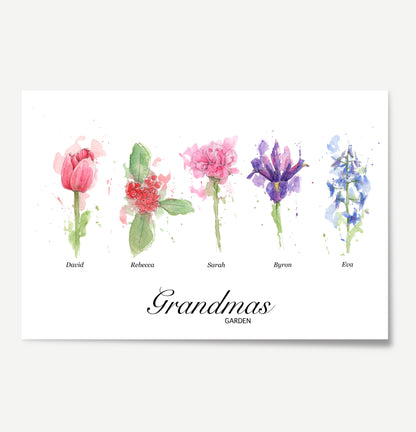 Grandma's Garden Print