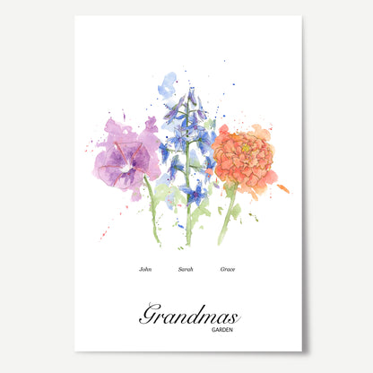 Grandma's Garden Print