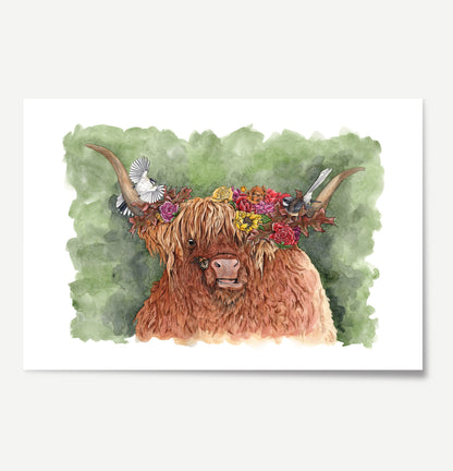 Highland Cow Print