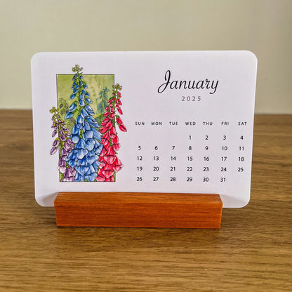 2025 Botanicals Desk Calendar