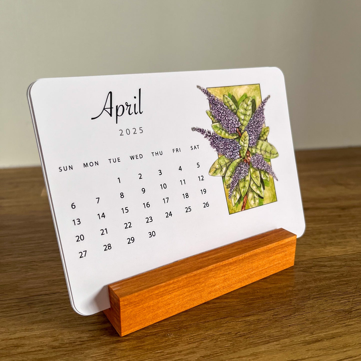 2025 Botanicals Desk Calendar