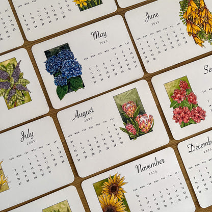 2025 Botanicals Desk Calendar