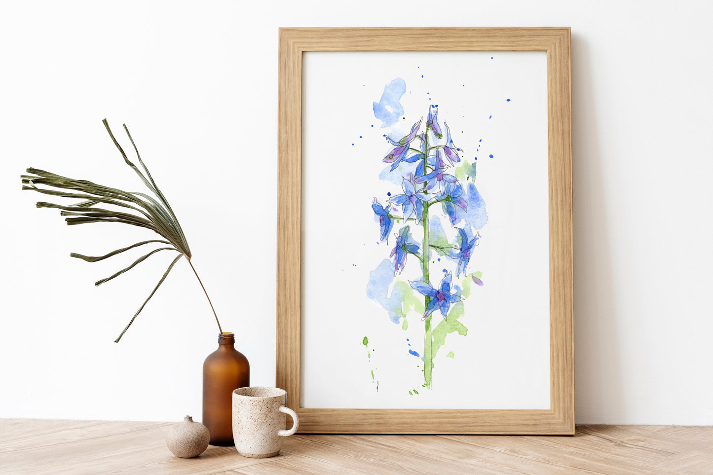 Larkspur Print