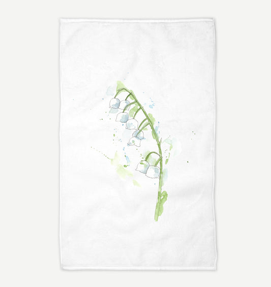 Lily of the Valley Tea Towel