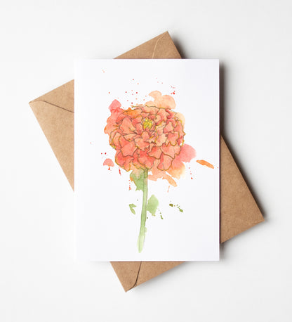 Marigold Greeting Card