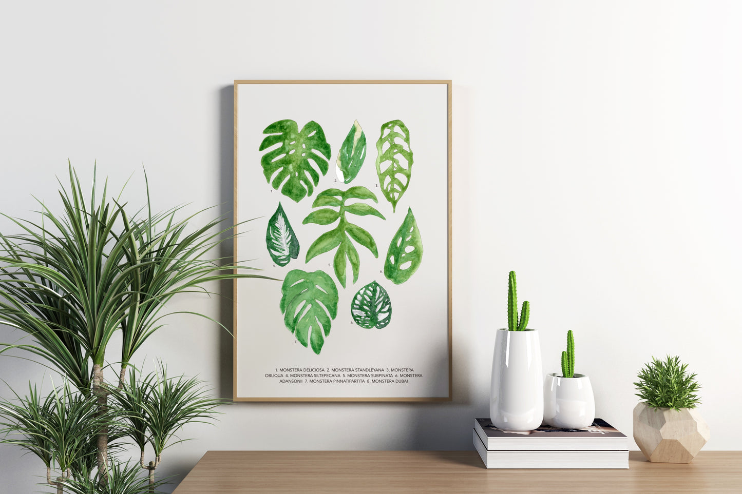 Monstera Leaves Print