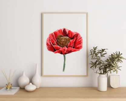 Peace in Poppies Print