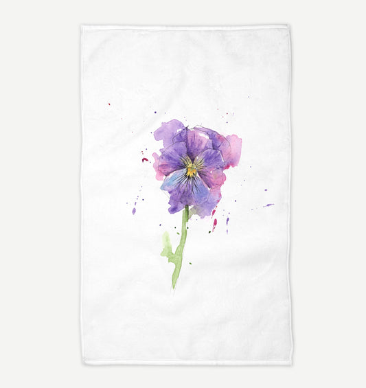 Violet Tea Towel