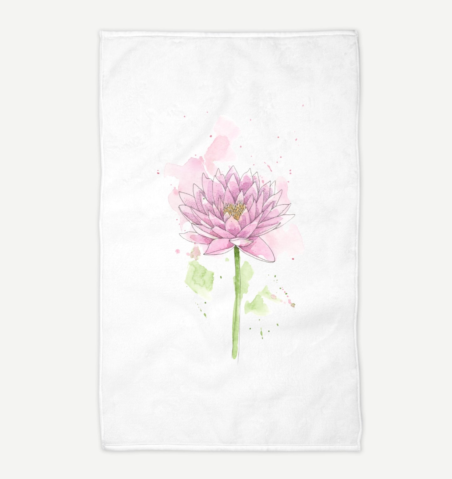 Water Lily Tea Towel