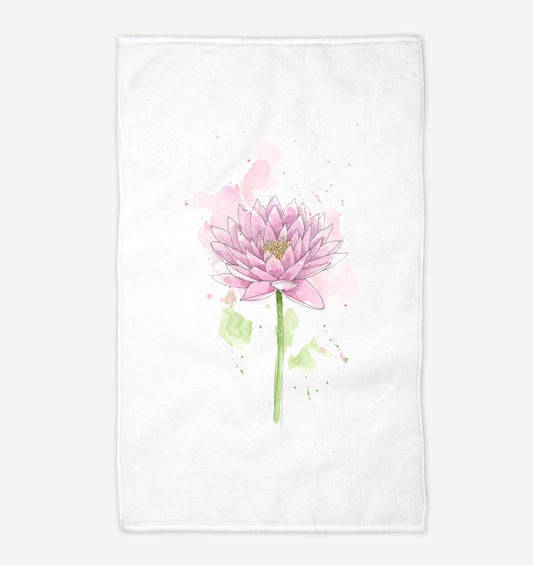 Water Lily Tea Towel