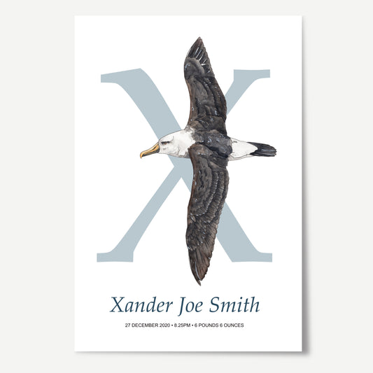 X Letter Custom Print